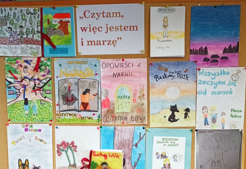 GMINNY KONKURS CZYTELNICZO-LITERACKI "CZYTAM, WIĘC JESTEM I MARZĘ" ROZSTRZYGNIĘTY