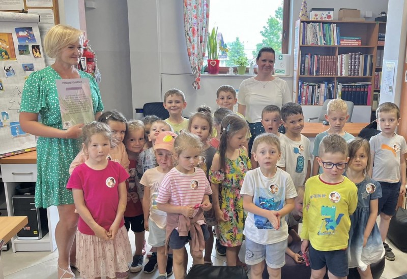 Zakończenie zajęć bibliotecznych w filii w Ostrowsku i w fiii w Harklowej