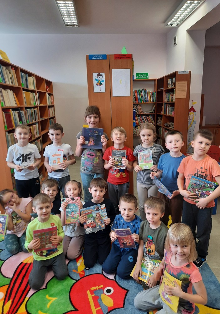 Spotkania przedszkolaków w Bibliotece Publicznej w Klikuszowej