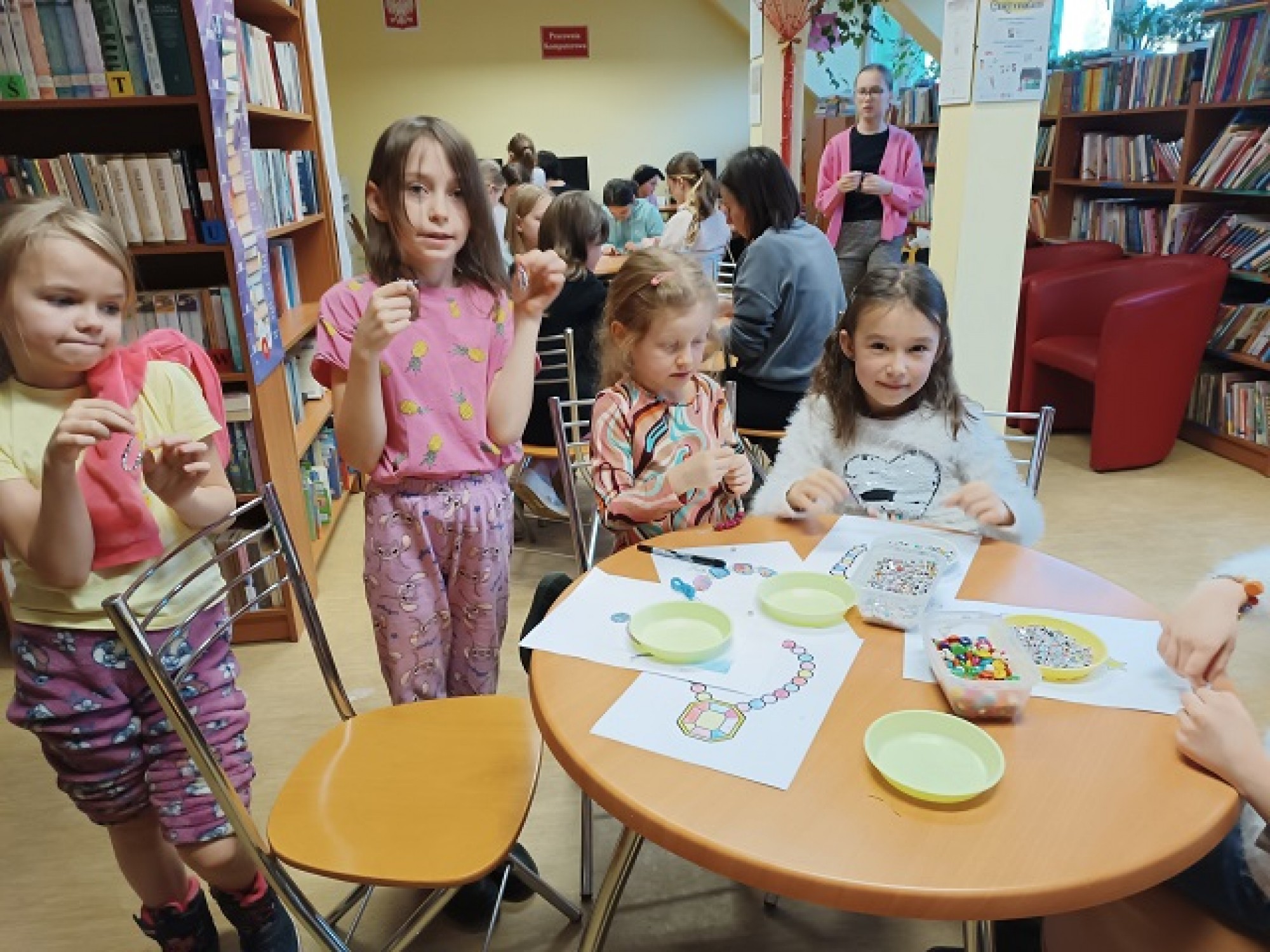 Biblioteczne ferie w Pyzówce