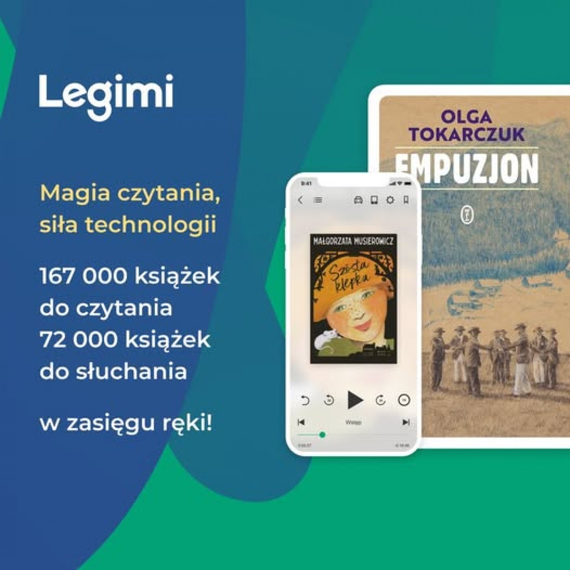„Książki zawsze pod ręką – z Legimi i naszą biblioteką”