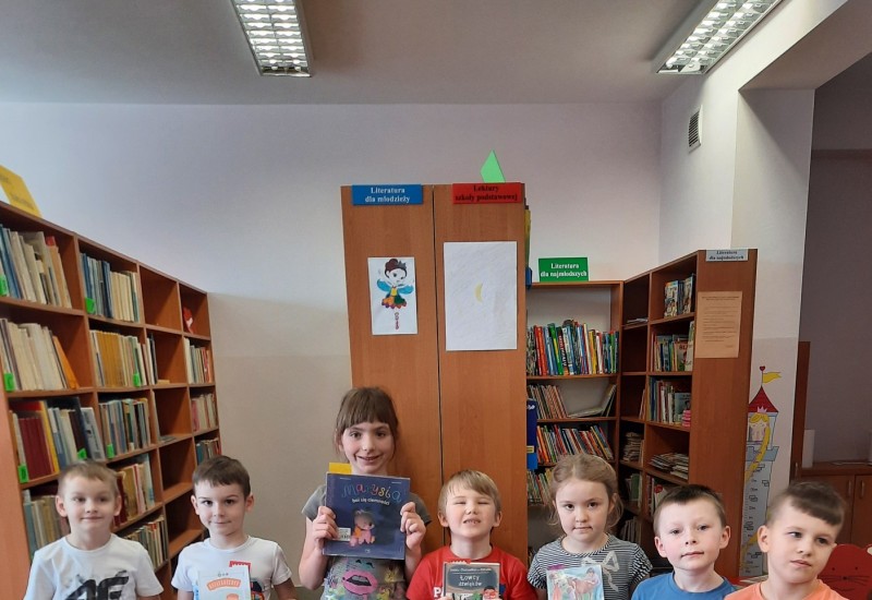 Spotkania przedszkolaków w Bibliotece Publicznej w Klikuszowej