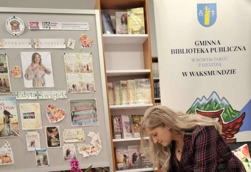 Spotkanie autorskie z Edytą Świętek