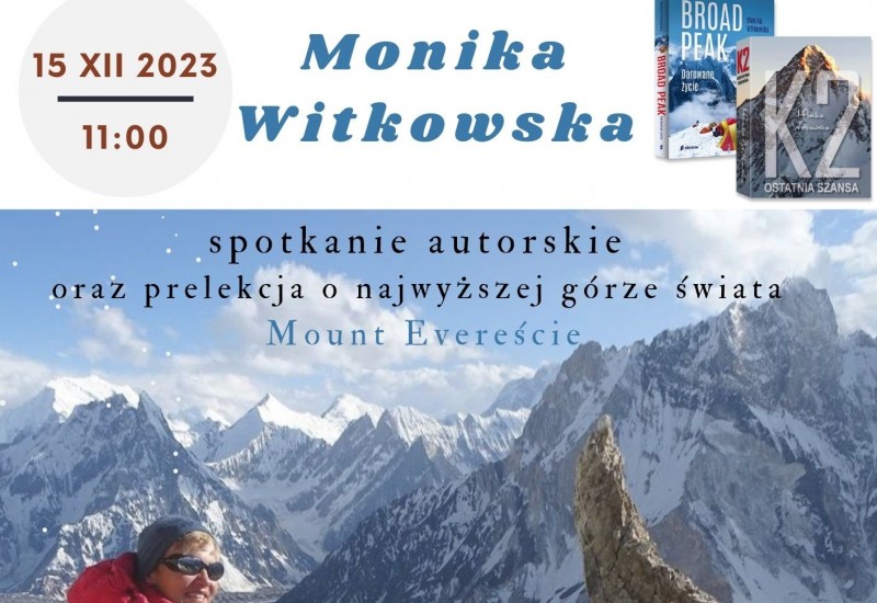 Spotkanie autorskie z Moniką Witkowską