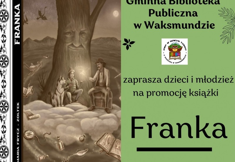 Zapraszamy na promocję książki "Franka"